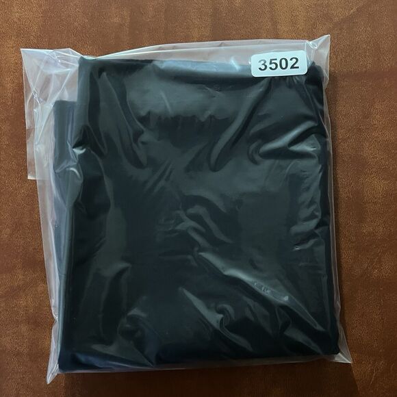 Talula Mini Skirt Size Small Black Faux Wrap Front Elastic Waist Stretch Pull On - Picture 9 of 9